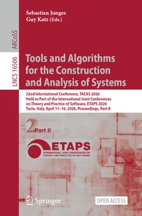 Enlarge image Cover: Tools and Algorithms for the Construction and Analysis of Systems - Springer