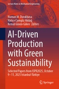 Cover: AI-Driven Production with Green Sustainability - Springer