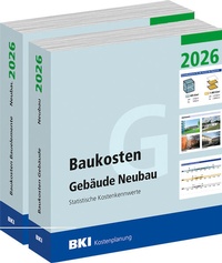 Bild vergrößern Bild: BKI Baukosten Gebäude + Bauelemente Neubau 2026 - Kombi Teil 1-2 - Rudolf Müller Verlag