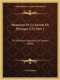 Cover: Memoires De La Societe De Physique V33, Part 1 - Kessinger Publishing