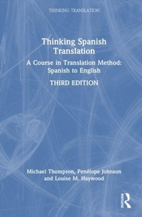 Enlarge image Cover: Thinking Spanish Translation - Thinking Translation