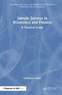 Enlarge image Cover: Sample Surveys in Economics and Finance - CRC Press