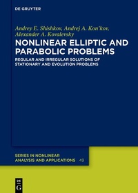 Enlarge image Cover: Nonlinear Elliptic and Parabolic Problems - De Gruyter