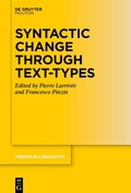 Cover: Syntactic Change Through Text-Types - De Gruyter Mouton