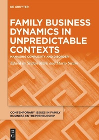Enlarge image Cover: Family Business Dynamics in Unpredictable Contexts - De Gruyter