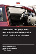 Cover: Evaluation des proprietes mecaniques d'un composite HDPE renforce au chanvre - Editions Notre Savoir