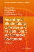 Cover: Proceedings of 5th International Conference on ICT for Digital, Smart, and Sustainable Development - Springer