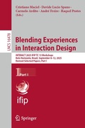 Cover: Blending Experiences in Interaction Design - Springer
