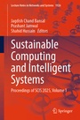 Cover: Sustainable Computing and Intelligent Systems - Springer