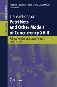 Enlarge image Cover: Transactions on Petri Nets and Other Models of Concurrency XVIII - Springer