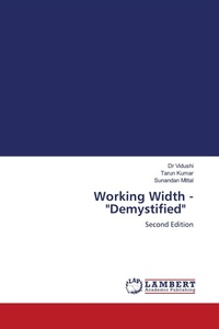 Enlarge image Cover: Working Width - "Demystified" - LAP Lambert Academic Publishing