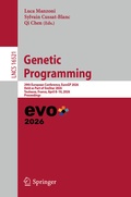 Cover: Genetic Programming - Springer
