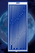 Cover: Mondphasenkalender 2027 - Nachtschatten Verlag