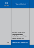 Cover: Generative KI in der Hochschulkommunikation - Institut f. Hochschulforschung Wittenberg