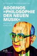 Cover: Adornos "Philosophie der neuen Musik" - Edition Text + Kritik