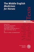 Cover: The Middle English 'Medicines for Horses' - Universit&auml;tsverlag Winter