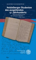 Bild: Heidelberger Studenten des ausgehenden 17. Jahrhunderts - Universit&auml;tsverlag Winter