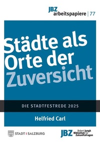 Enlarge image Cover: Städte als Orte der Zuversicht - JBZ