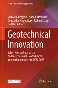 Enlarge image Cover: Geotechnical Innovation - Springer