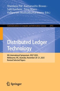 Enlarge image Cover: Distributed Ledger Technology - Springer