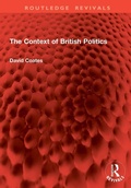 Cover: The Context of British Politics - Routledge