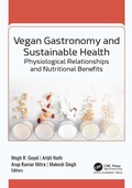 Cover: Vegan Gastronomy and Sustainable Health - Apple Academic Press Inc.