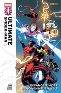 Cover: ULTIMATE SPIDER-MAN - GEFANGEN IN DER SCH&Ouml;NEN NEUEN WELT - Marvel bei Panini Comics