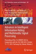 Cover: Advances in Intelligent Information Hiding and Multimedia Signal Processing - Springer