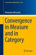 Cover: Convergence in Measure and in Category - Springer