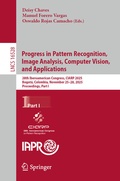 Cover: Progress in Pattern Recognition, Image Analysis, Computer Vision, and Applications - Springer