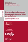 Cover: Progress in Pattern Recognition, Image Analysis, Computer Vision, and Applications - Springer