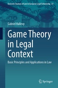 Cover: Game Theory in Legal Context - Springer