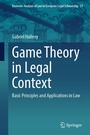 Cover: Game Theory in Legal Context - Springer