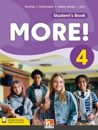 Enlarge image Cover: MORE 4 (Lehrplan 2023) Student's Book + EB - Helbling