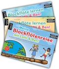 Cover: Blockfl&ouml;te lernen mit Lotti & Ben - Band 1 und 2 + Meine Blockfl&ouml;tenreise im Set! - artist ahead