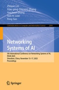 Cover: Networking Systems of AI - Springer