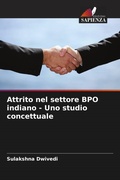 Cover: Attrito nel settore BPO indiano - Uno studio concettuale - Edizioni Sapienza