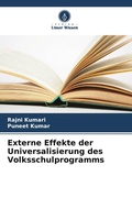 Cover: Externe Effekte der Universalisierung des Volksschulprogramms - Verlag Unser Wissen