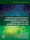 Cover: Surface Modifications of Nanomaterials for Energy, Environmental and Biomedical Applications - Elsevier