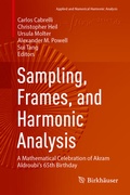 Cover: Sampling, Frames, and Harmonic Analysis - Birkh&auml;user