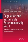 Cover: Regulation and Sustainable Entrepreneurship Vol. 1 - Springer