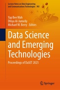 Cover: Data Science and Emerging Technologies - Springer