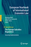 Cover: The Foreign Subsidies Regulation - Springer