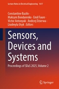 Cover: Sensors, Devices and Systems - Springer