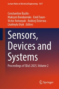 Enlarge image Cover: Sensors, Devices and Systems - Springer
