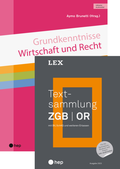 Cover: Spezialangebot "Textsammlung ZGB | OR" und "Grundkenntnisse Wirtschaft und Recht" (Neuauflage 2026) - hep verlag