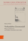 Cover: Verhandeltes Zeremoniell - B&ouml;hlau