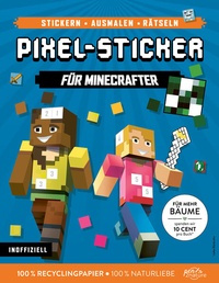 Enlarge image Cover: Pixel-Sticker für Minecrafter - pen2nature