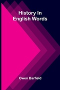 Cover: History in English words - ALPHA EDITION