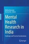 Cover: Mental Health Research in India - Springer